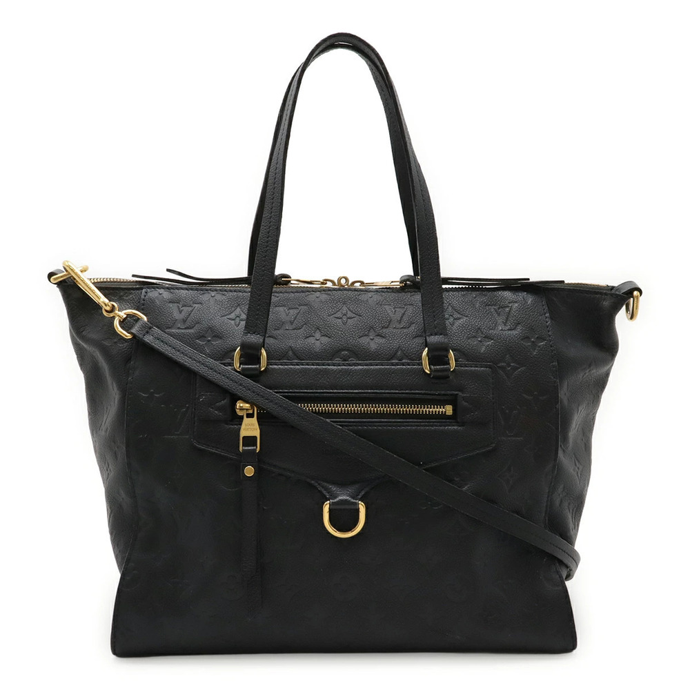 LOUIS VUITTON Empreinte Lumineuse Tote Bag Leather Infini Black